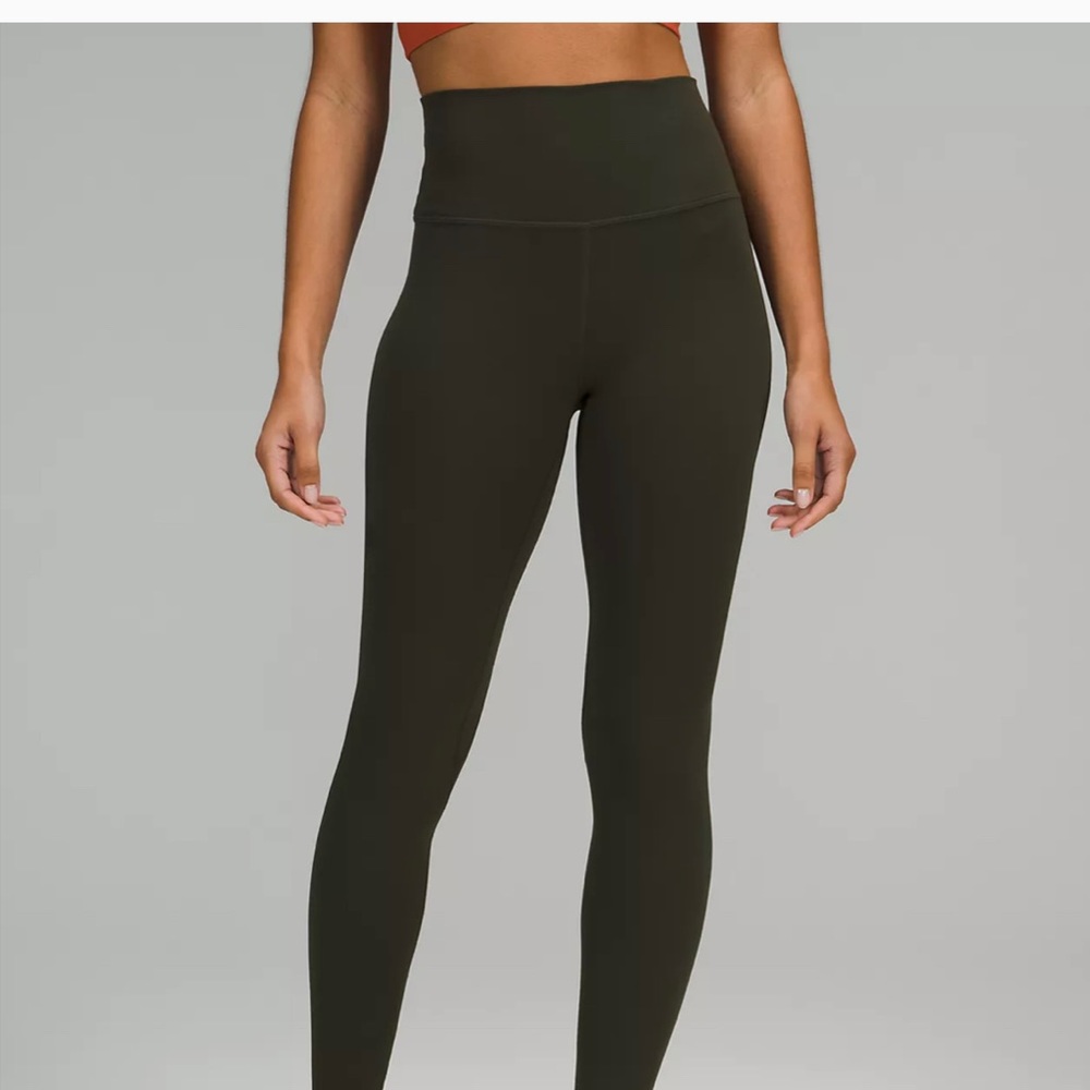 Lululemon dark olive aligns NEW WITHOUT TAG 23”